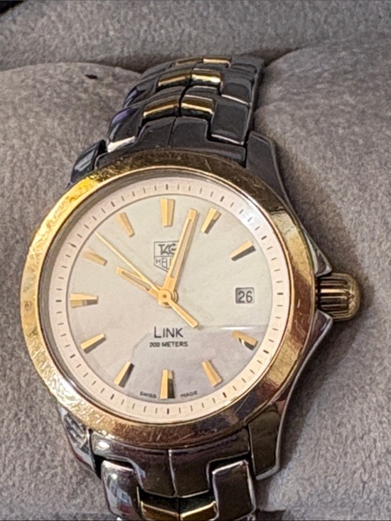 Tag Heuer Two-Tone Ladies Watch Gold & Silver with Mother of Pearl Dial & Date main image 4